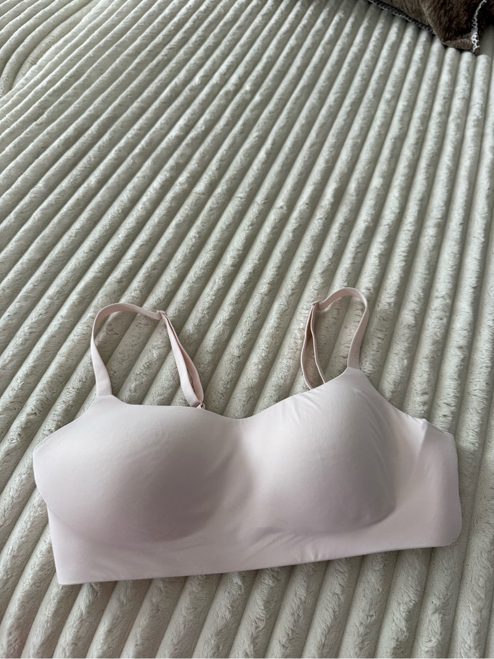 Aerie Smoothies Light Pink Everyday T-Shirt Bra with Removable Straps